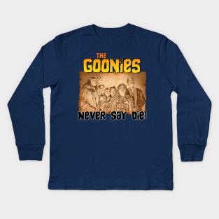 Goonies Never Say Die Kids Long Sleeve T-Shirt